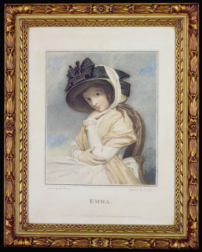 Emma, gegraveerd en uitgegeven door John Jones (c.1745-97), 1785 door George Romney